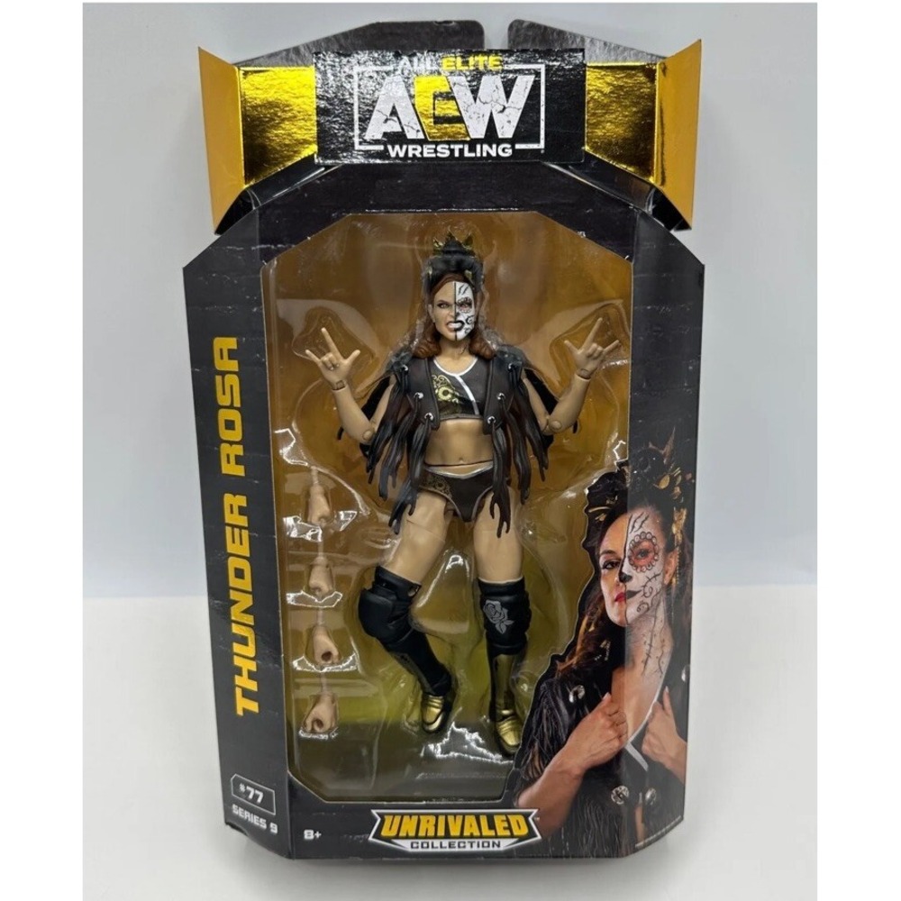 Thunder Rosa AEW Unrivaled Collection Series 9 Figure Brand New